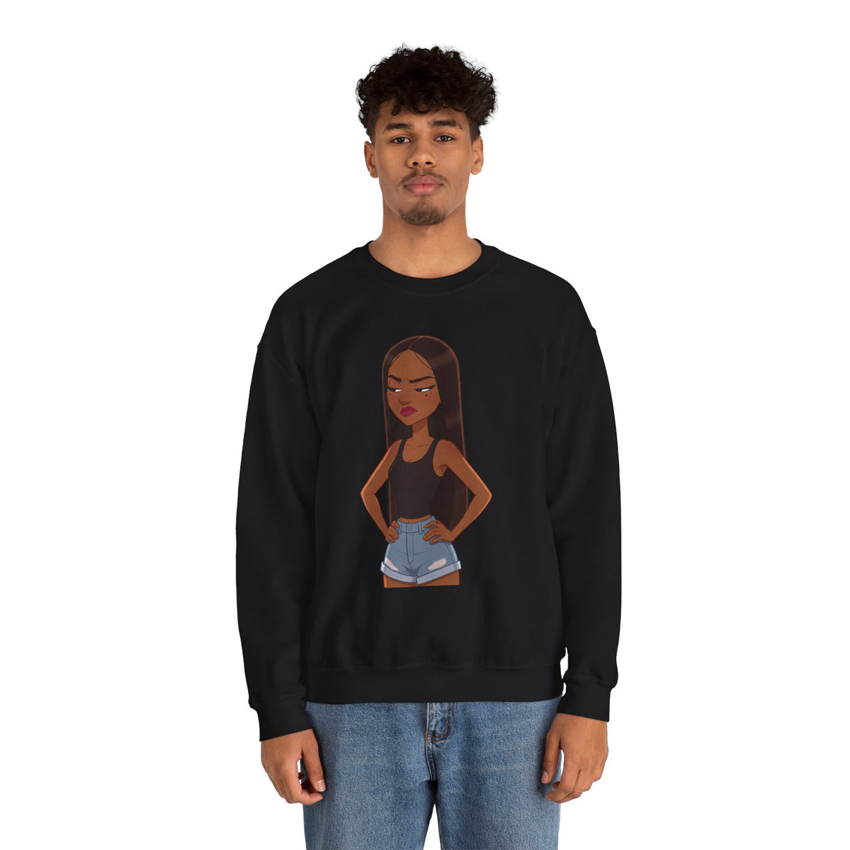 "Her Only Muse" Graphic Crewneck Sweatshirt