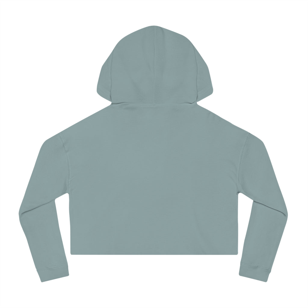 "Becoming Her." Cropped Hooded Sweatshirt