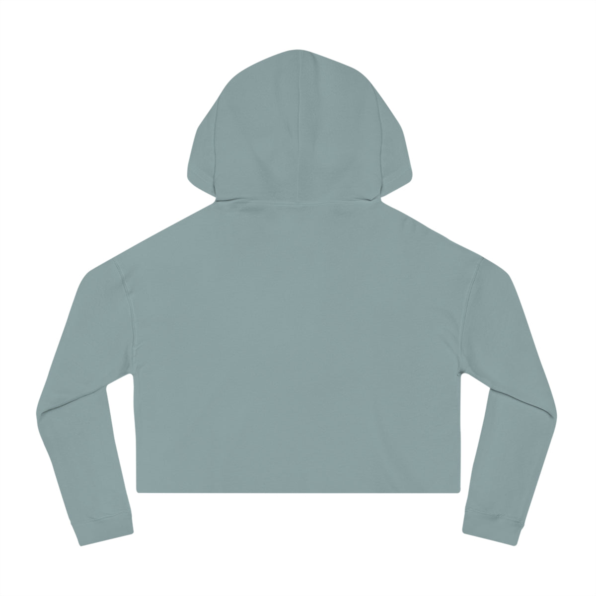 "Becoming Her." Cropped Hooded Sweatshirt