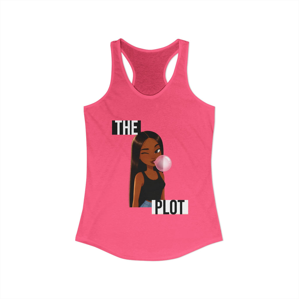 "The Plot" Women's Ideal Racerback Tank