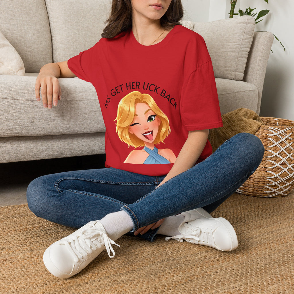 Ms. Get Her Lick Back "Lumi" T-Shirt —Graphic Tee for Women