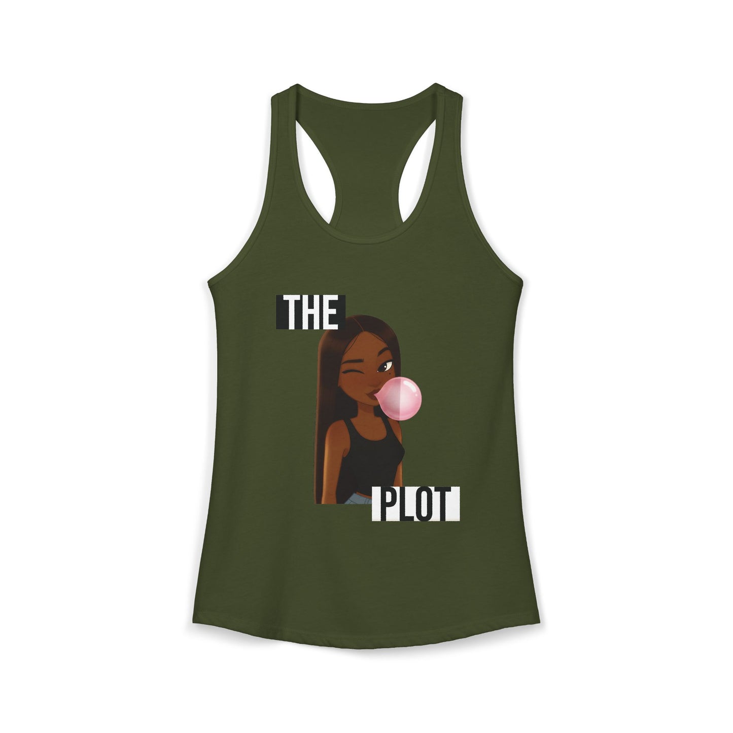 "The Plot" Women's Ideal Racerback Tank