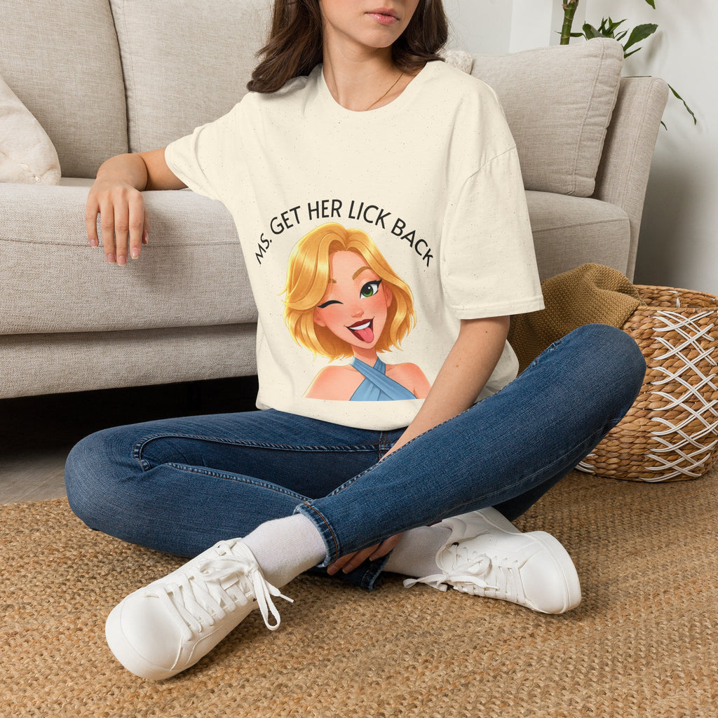 Ms. Get Her Lick Back "Lumi" T-Shirt —Graphic Tee for Women
