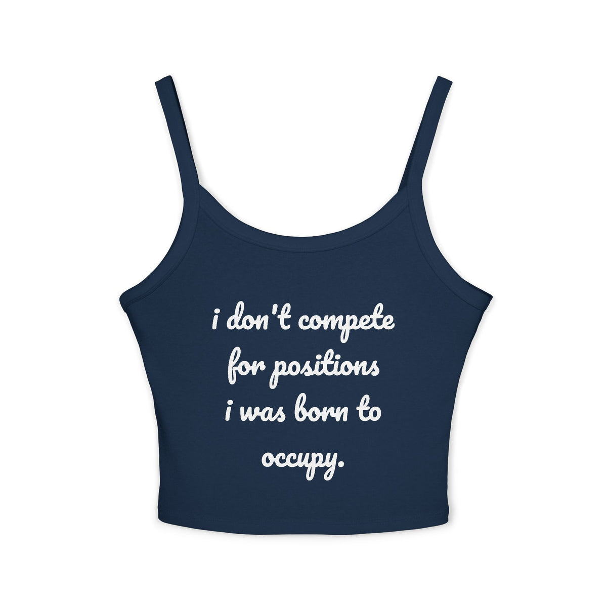 "i don't compete," Tank Top