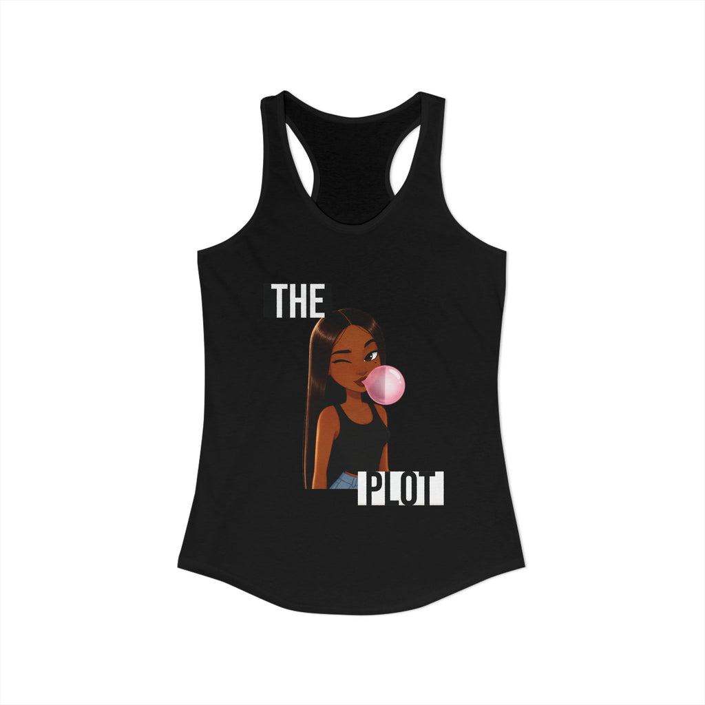 "The Plot" Women's Ideal Racerback Tank