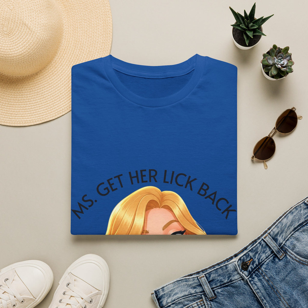 Ms. Get Her Lick Back "Lumi" T-Shirt —Graphic Tee for Women