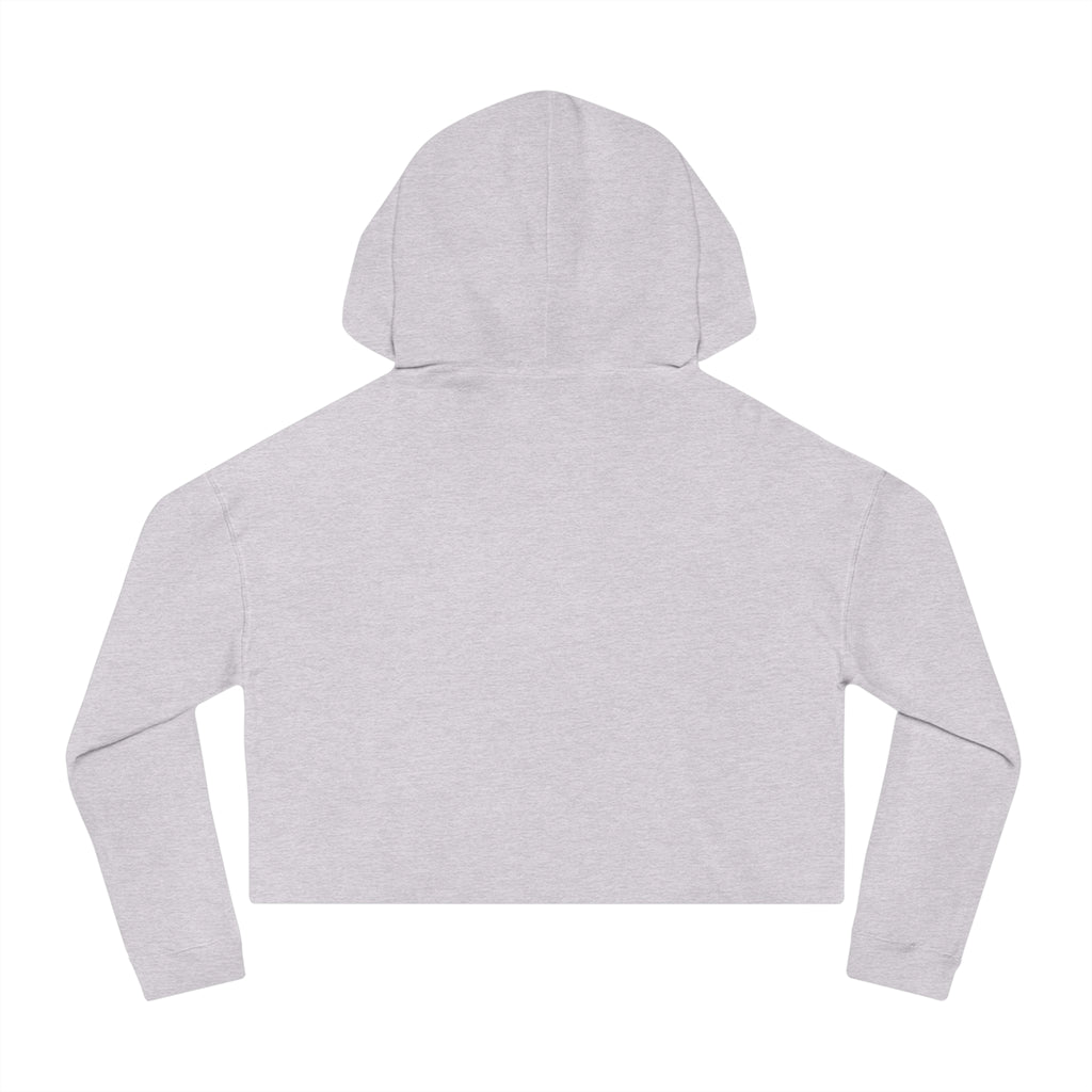 "Becoming Her." Cropped Hooded Sweatshirt