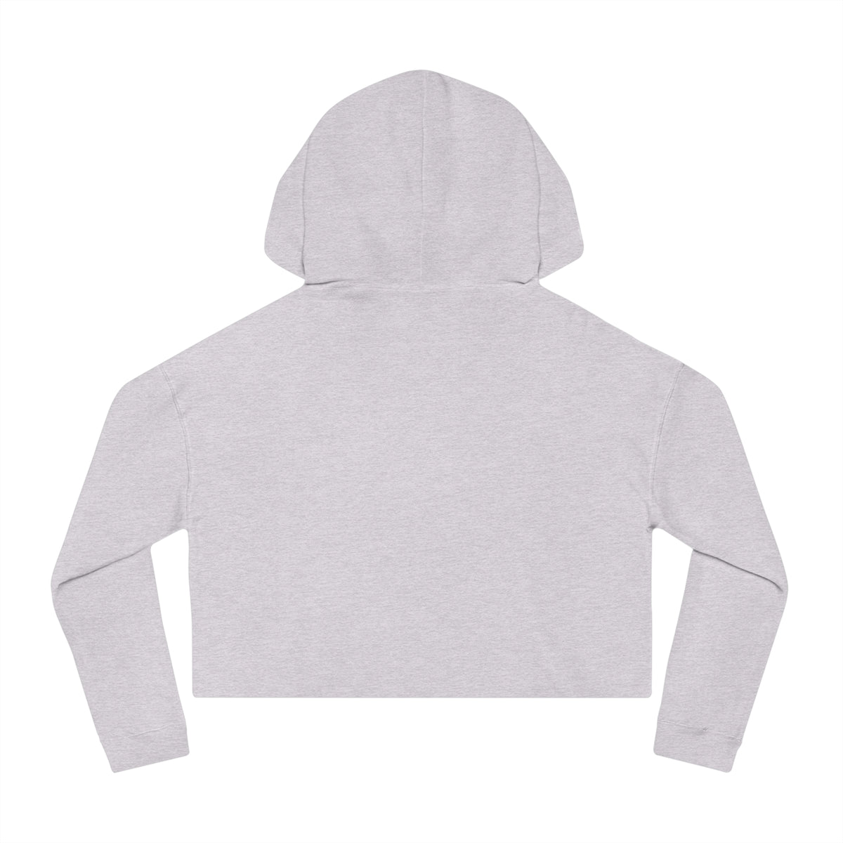 "Becoming Her." Cropped Hooded Sweatshirt