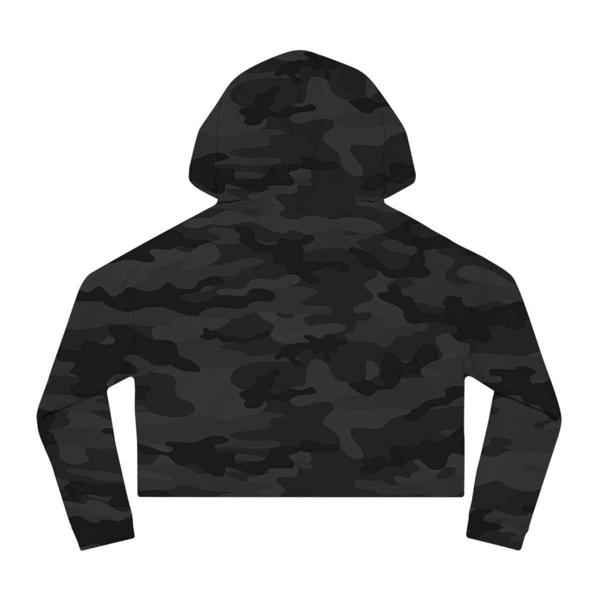 "Becoming Her." Cropped Hooded Sweatshirt