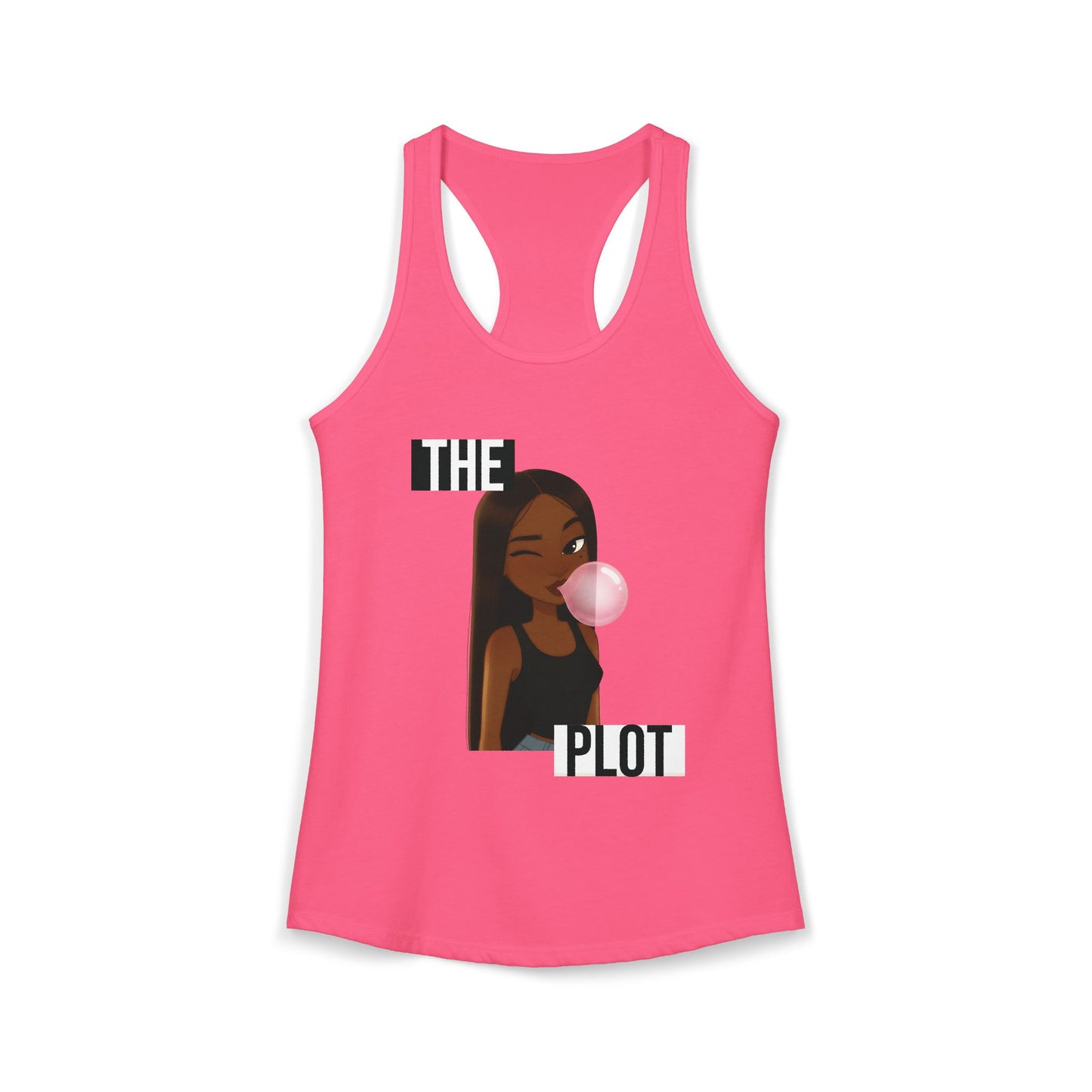 "The Plot" Women's Ideal Racerback Tank