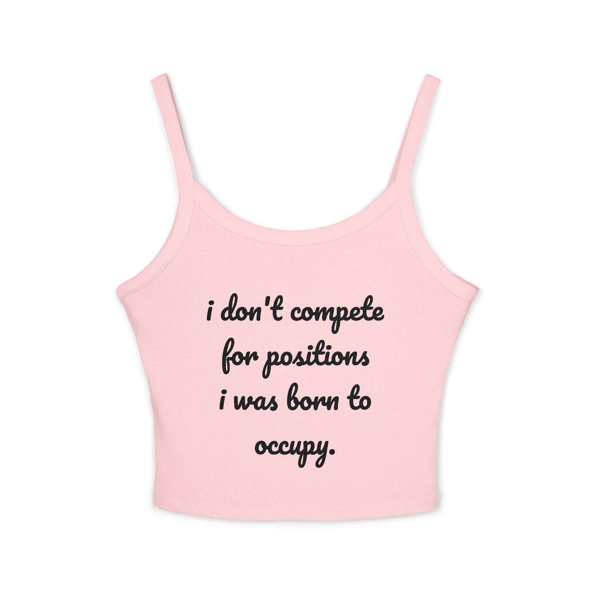 "i don't compete," Tank Top