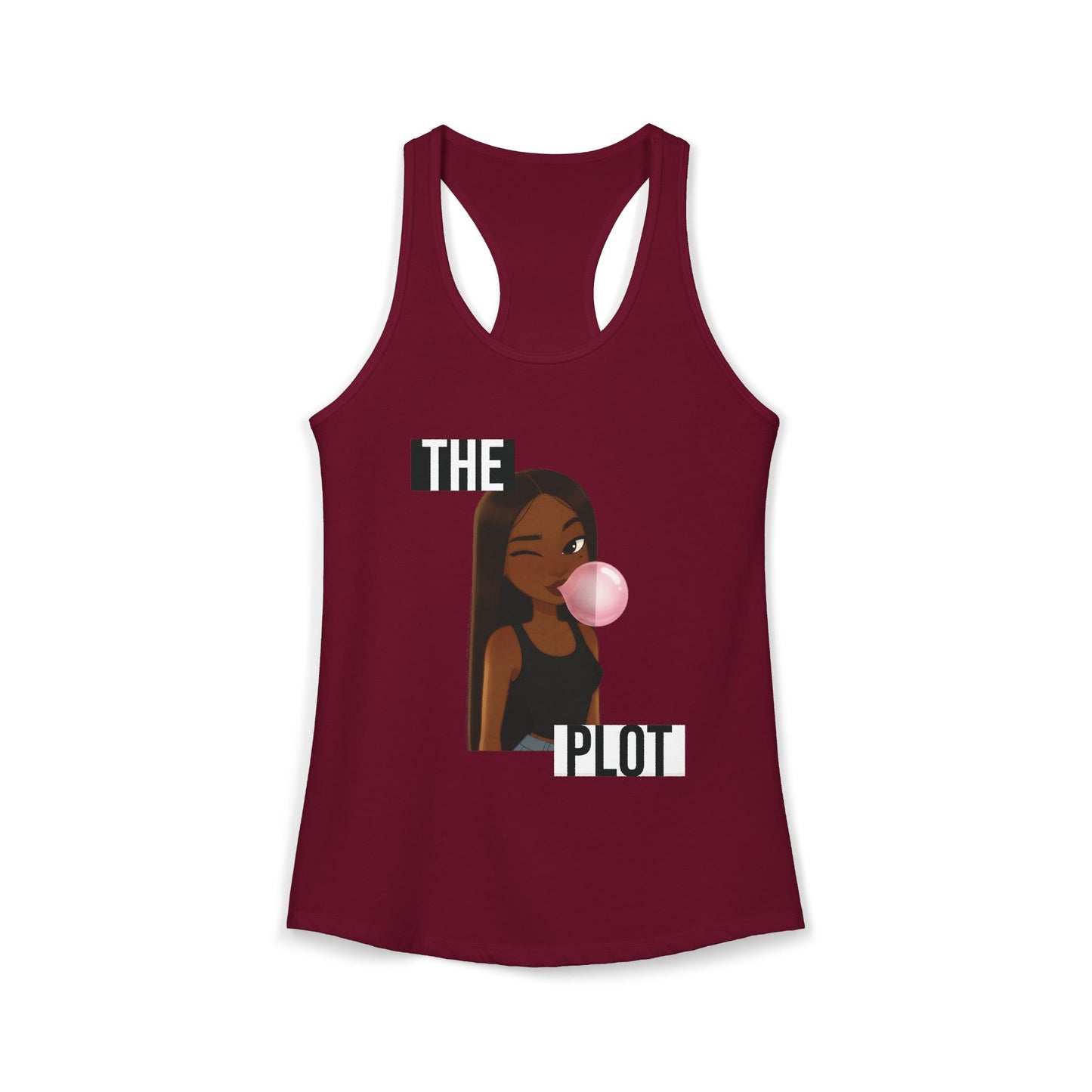 "The Plot" Women's Ideal Racerback Tank