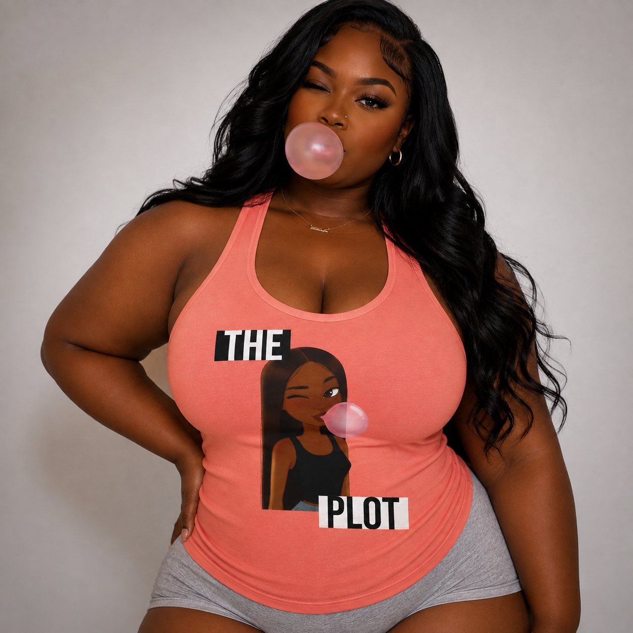 "The Plot" Women's Ideal Racerback Tank
