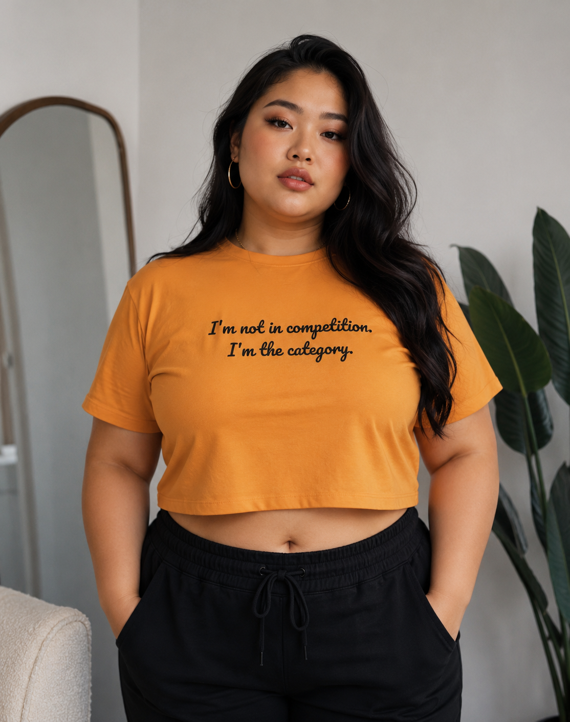 "no competition" Cropped Tee
