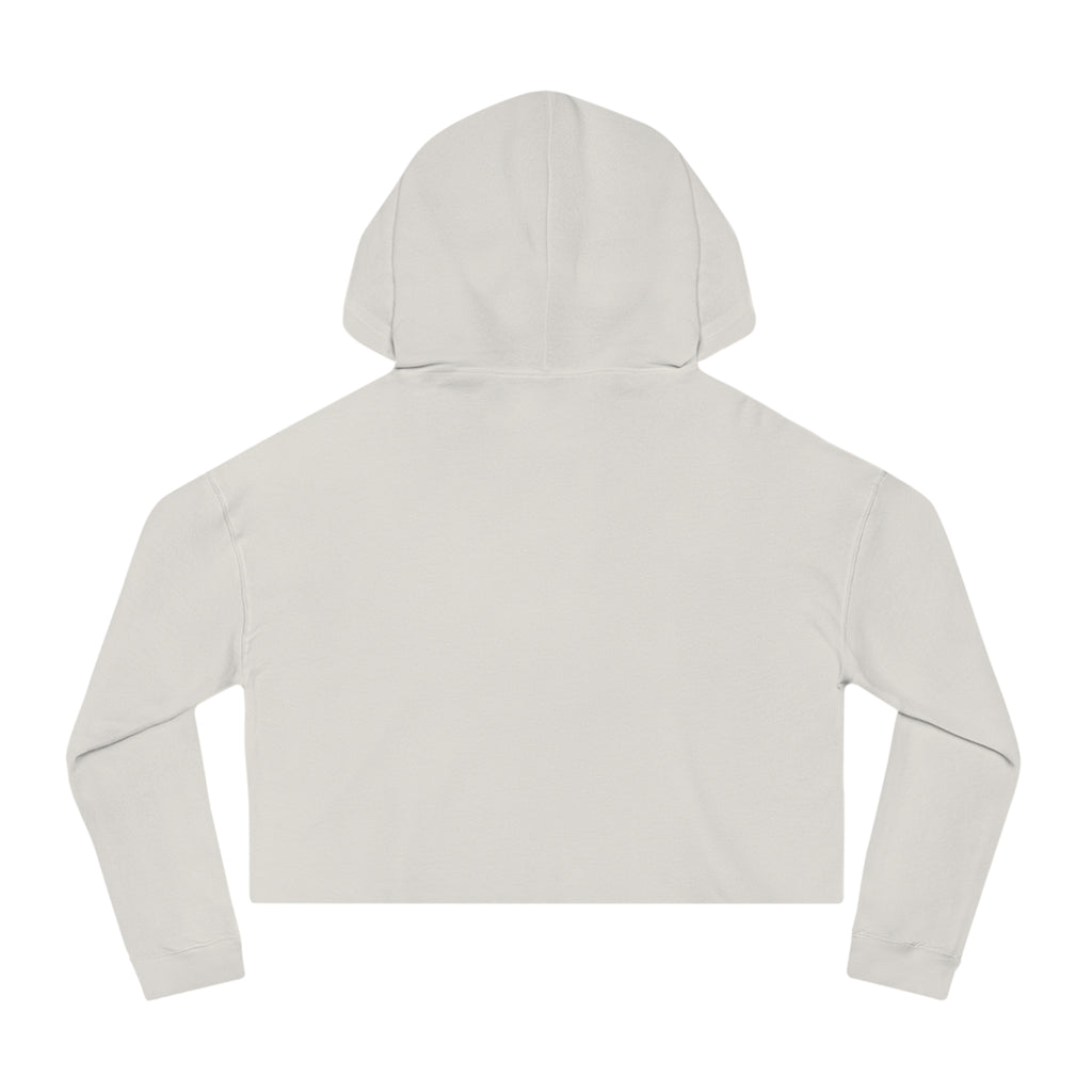"Becoming Her." Cropped Hooded Sweatshirt