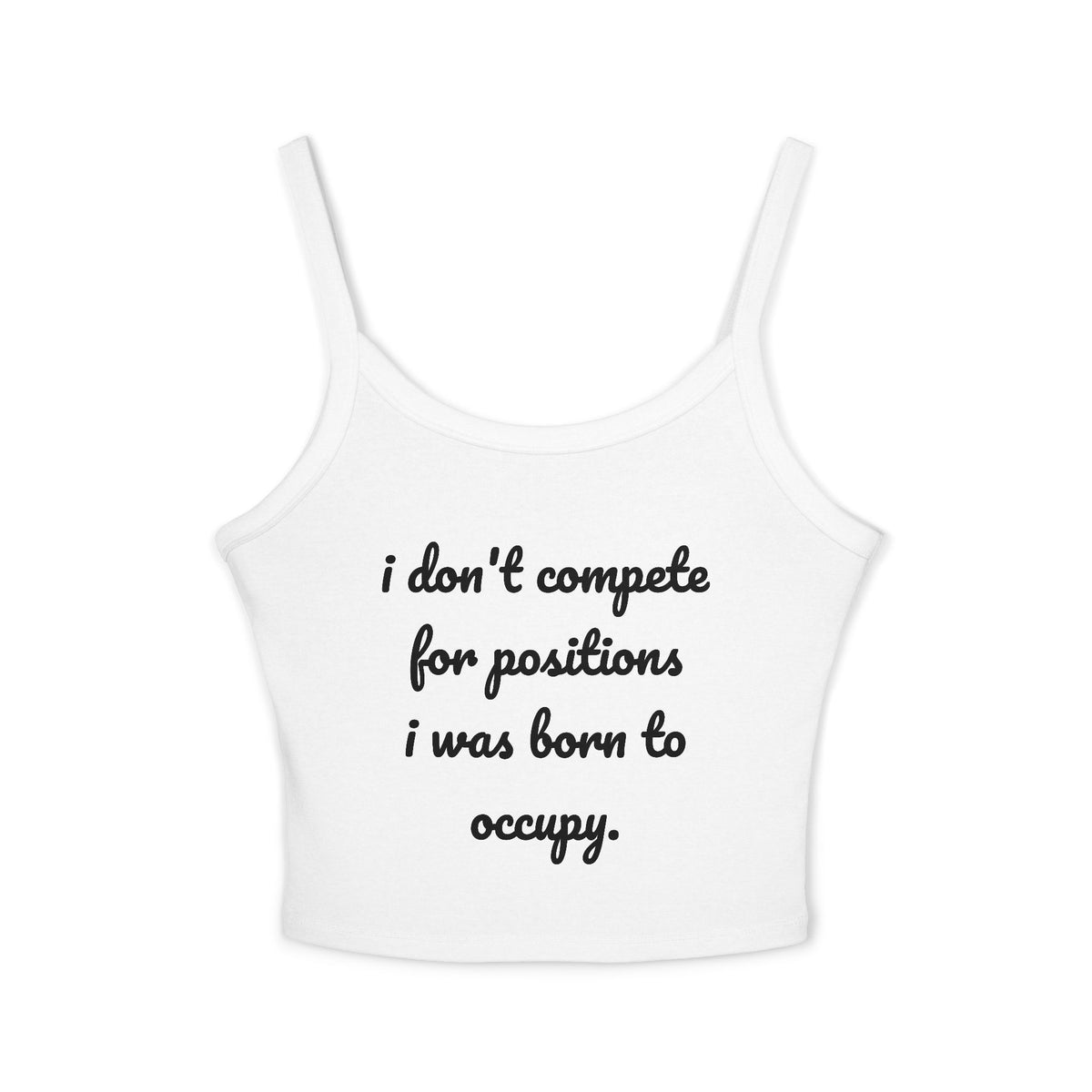 "i don't compete," Tank Top