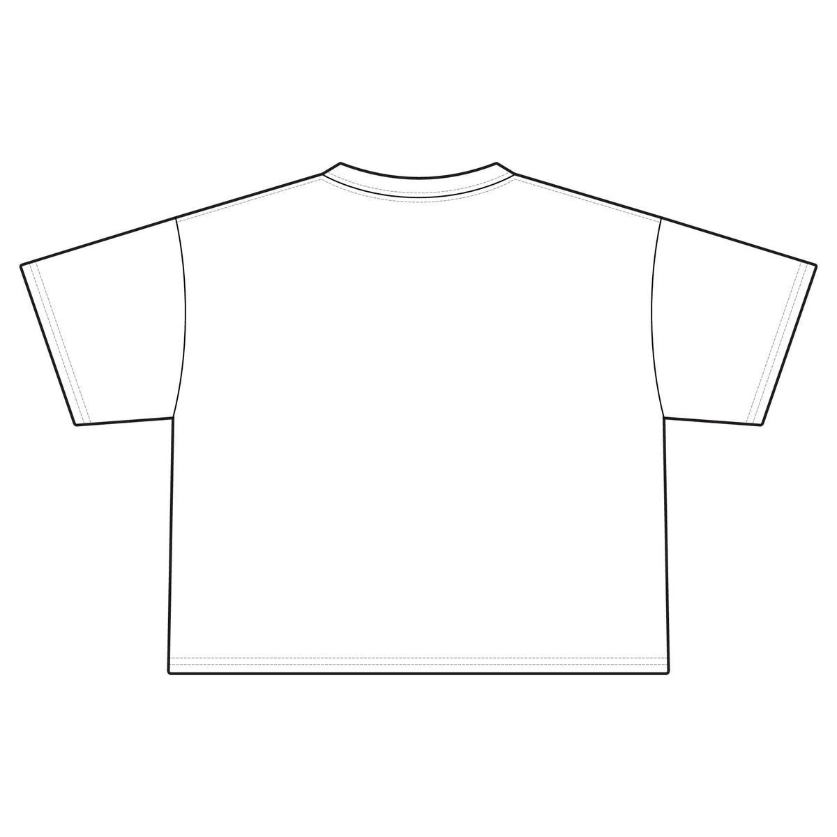 "i'm aligned" Cropped Tee