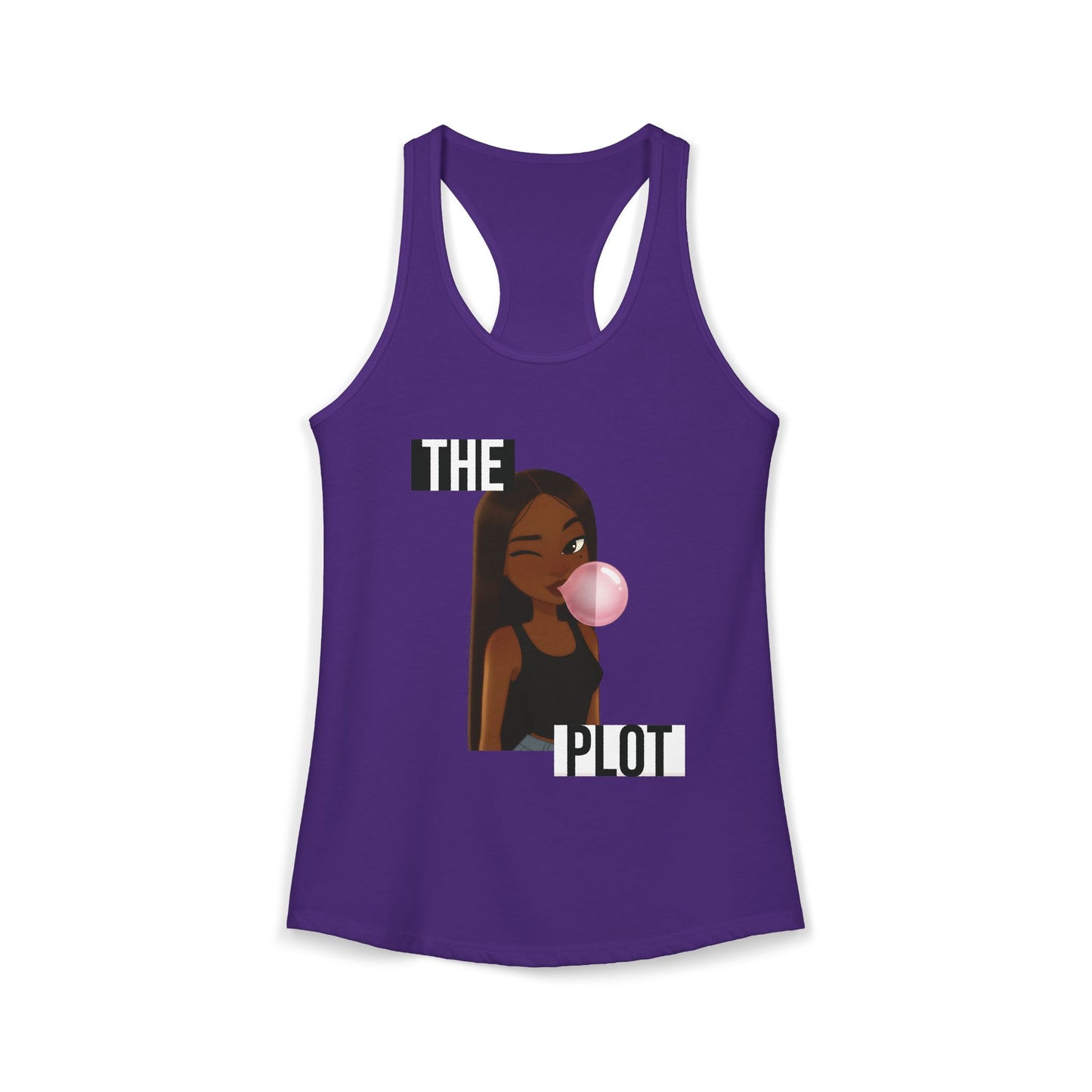 "The Plot" Women's Ideal Racerback Tank