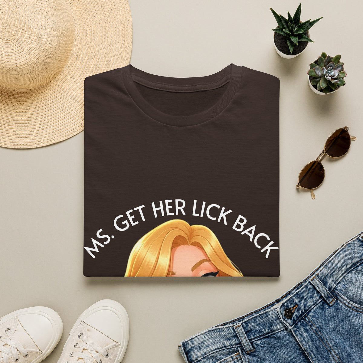 Ms. Get Her Lick Back "Lumi" T-Shirt —Graphic Tee for Women