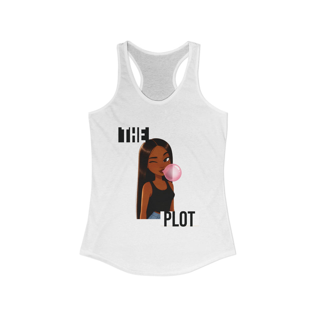 "The Plot" Women's Ideal Racerback Tank