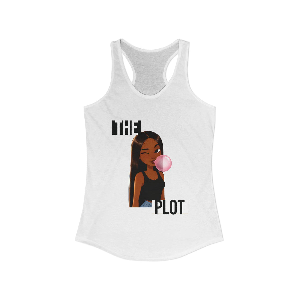 "The Plot" Women's Ideal Racerback Tank