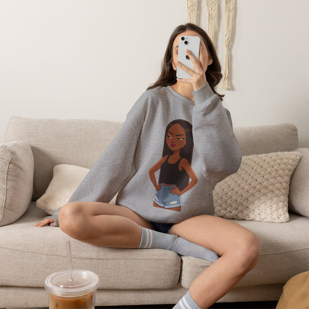 "Her Only Muse" Graphic Crewneck Sweatshirt