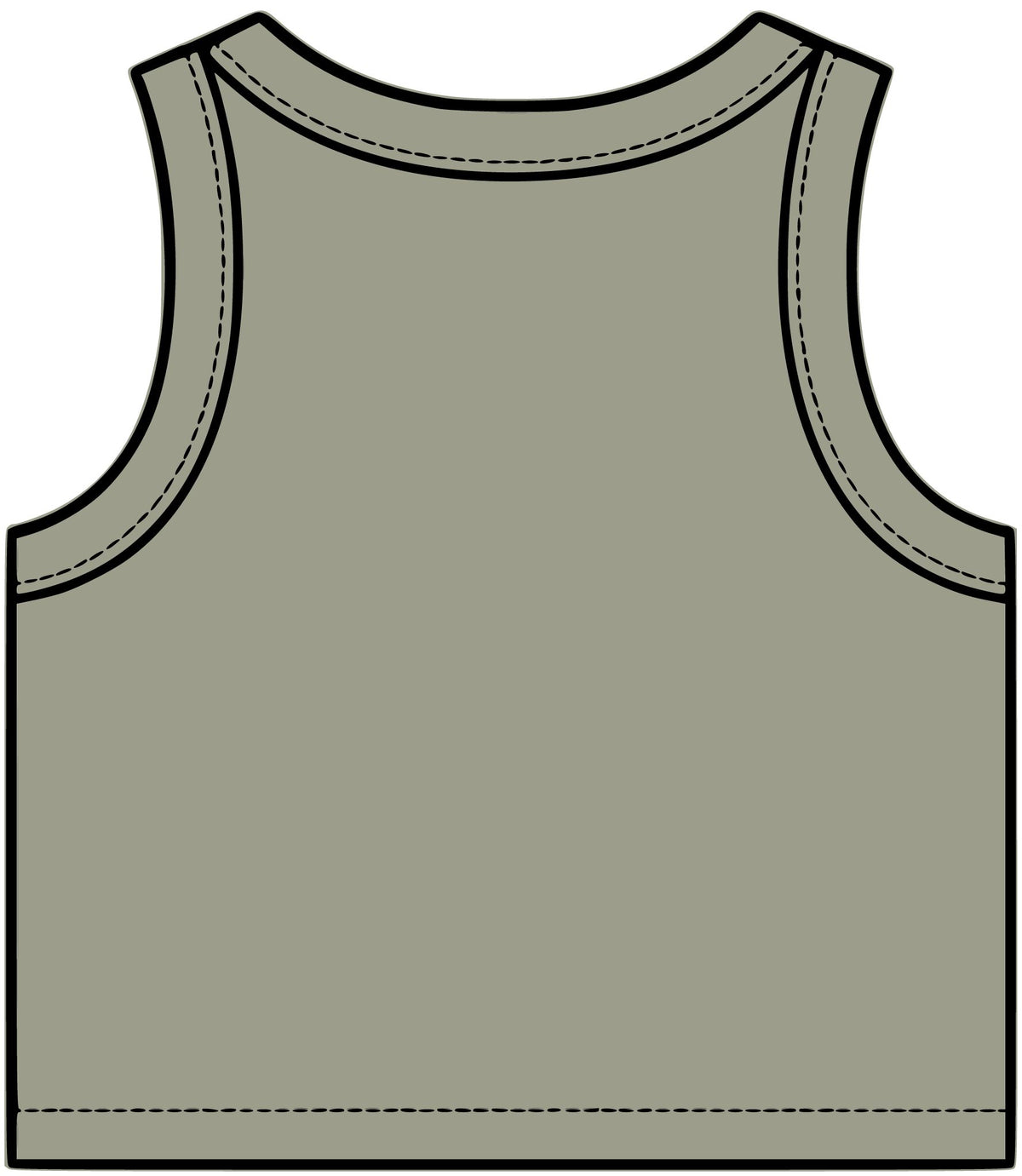 "Here's to Me" Crop Tank Top