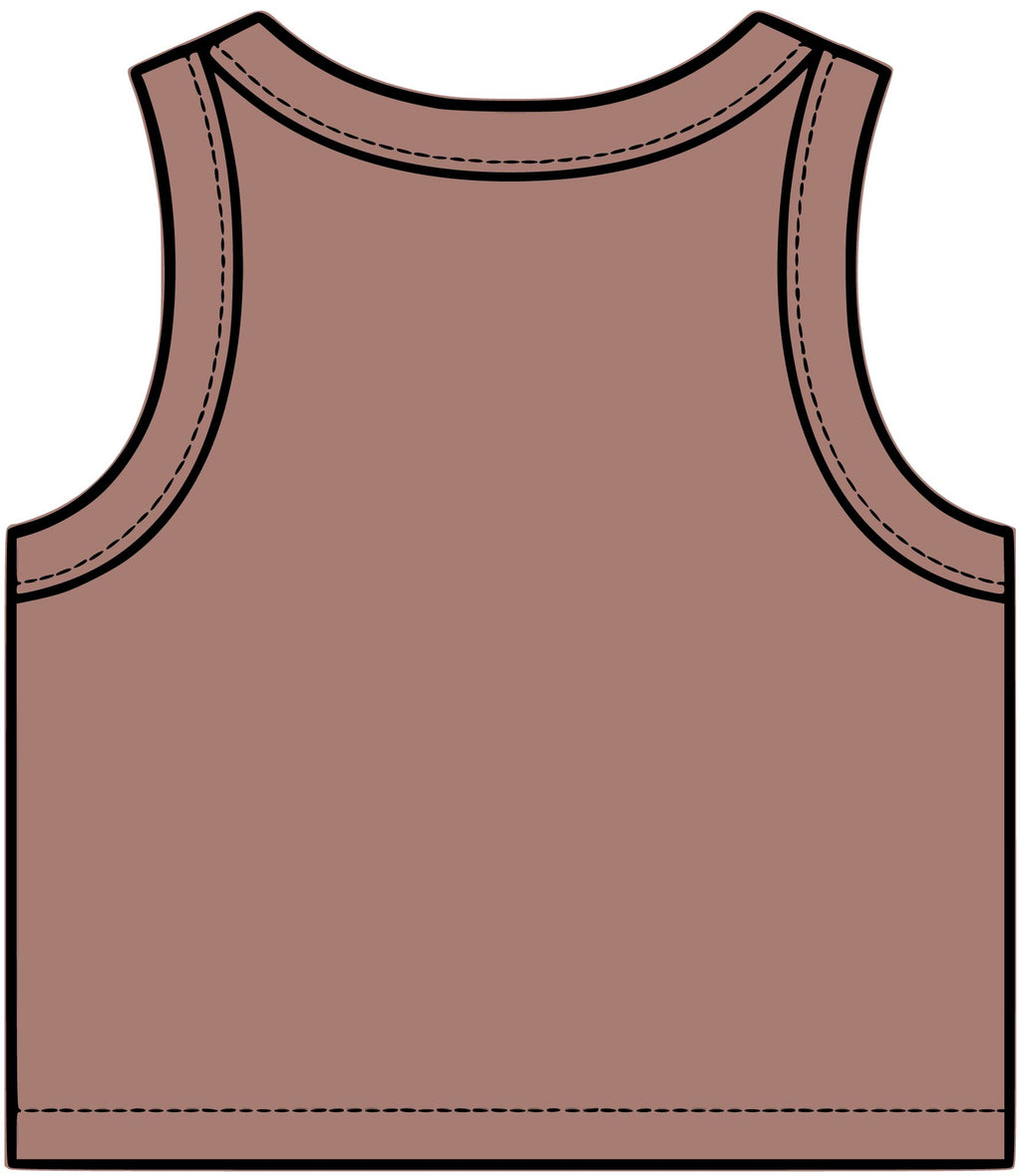 "Here's to Me" Crop Tank Top