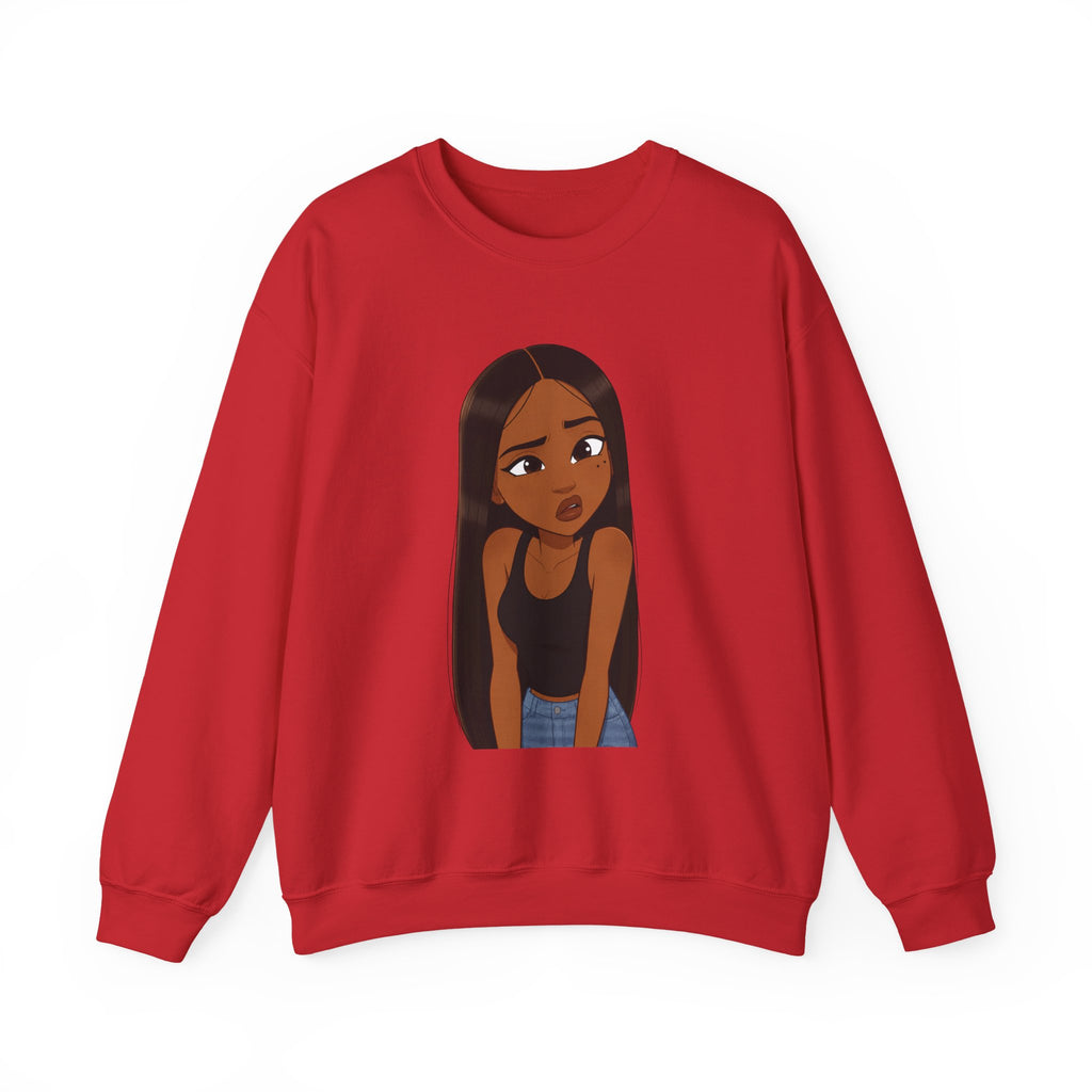 "???" Graphic Crewneck Sweatshirt