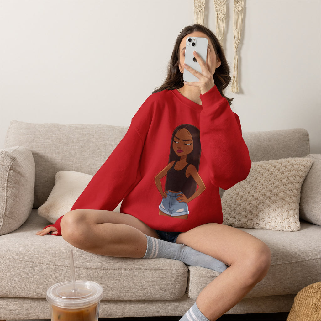 "Her Only Muse" Graphic Crewneck Sweatshirt