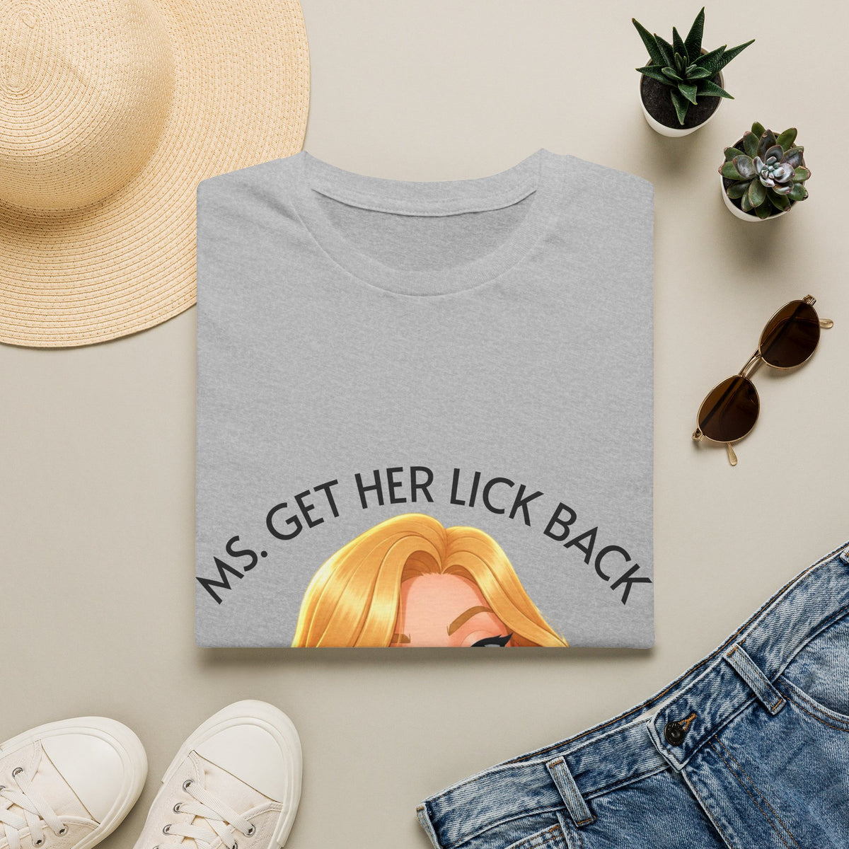 Ms. Get Her Lick Back "Lumi" T-Shirt —Graphic Tee for Women