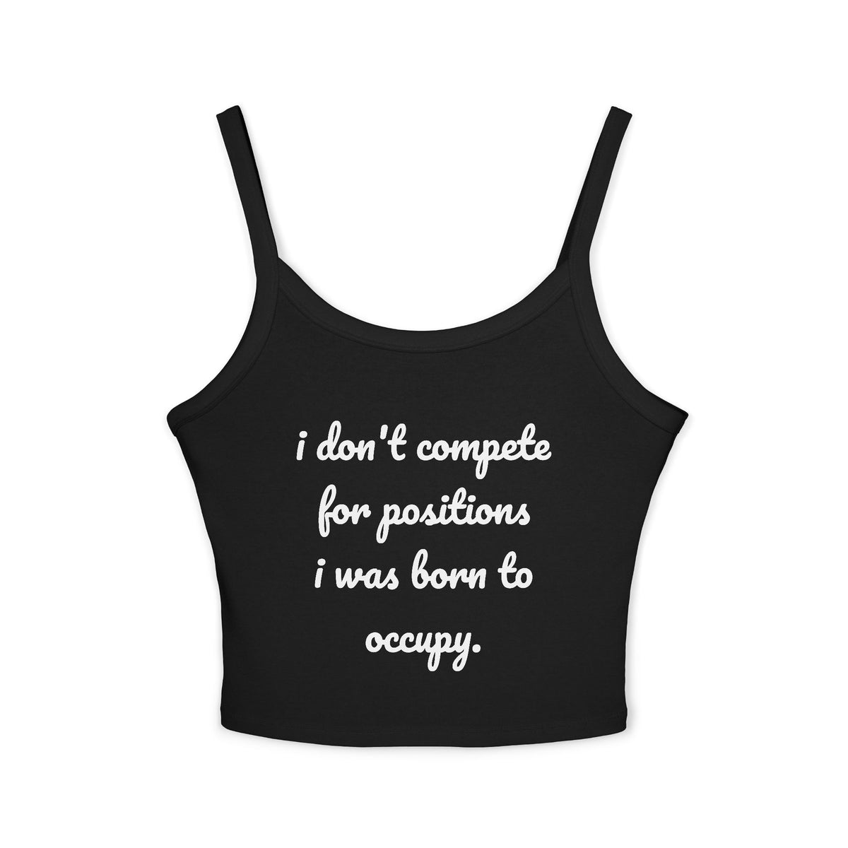 "i don't compete," Tank Top