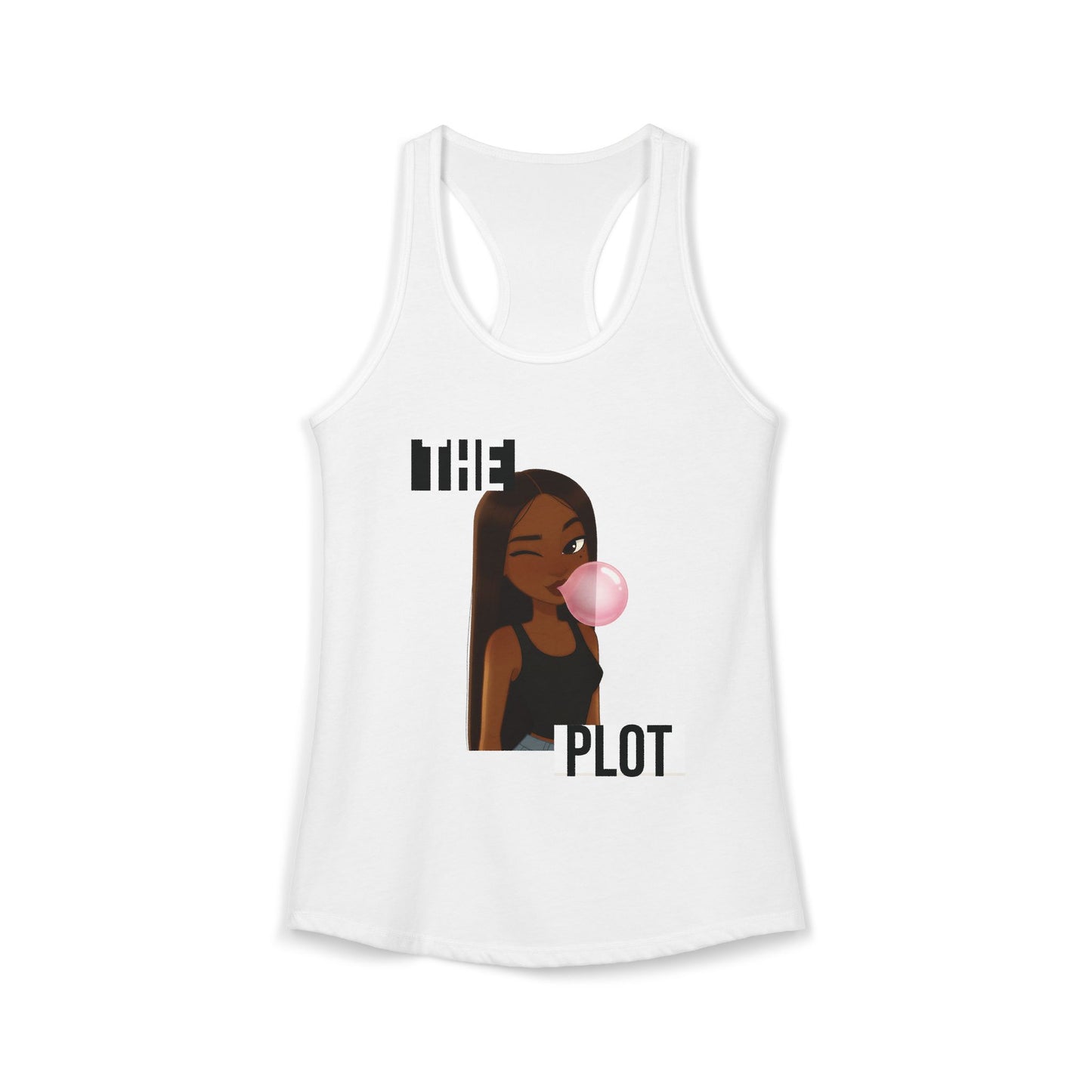 "The Plot" Women's Ideal Racerback Tank