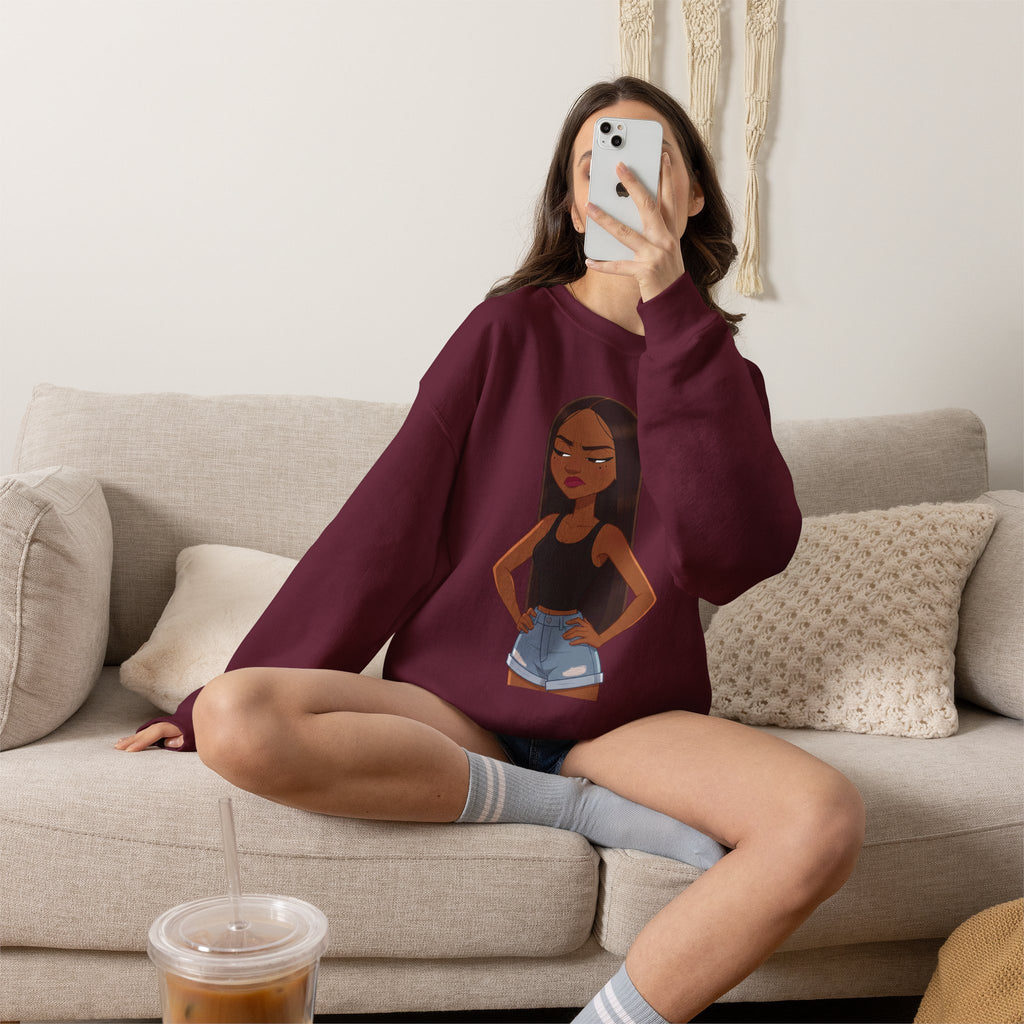 "Her Only Muse" Graphic Crewneck Sweatshirt