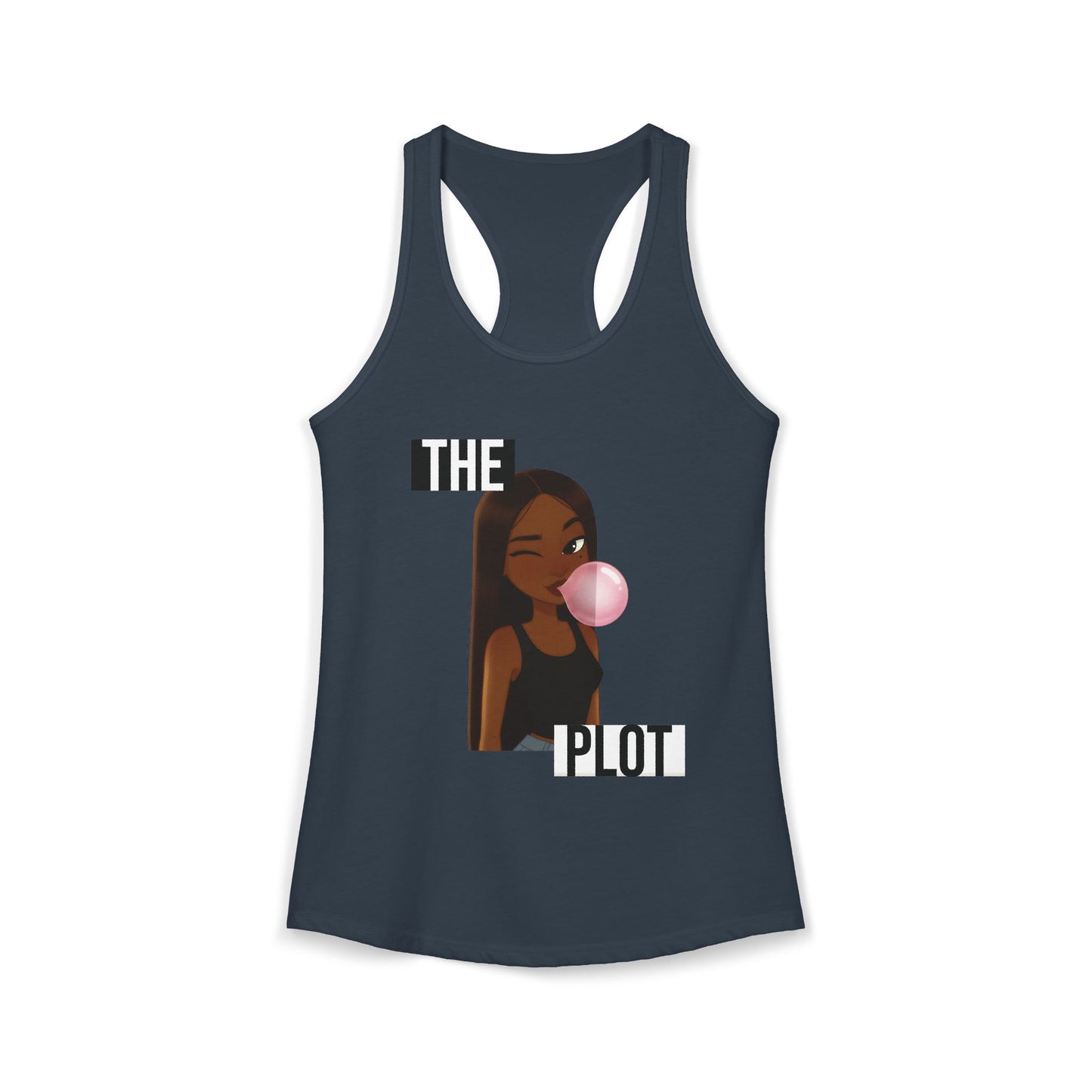 "The Plot" Women's Ideal Racerback Tank