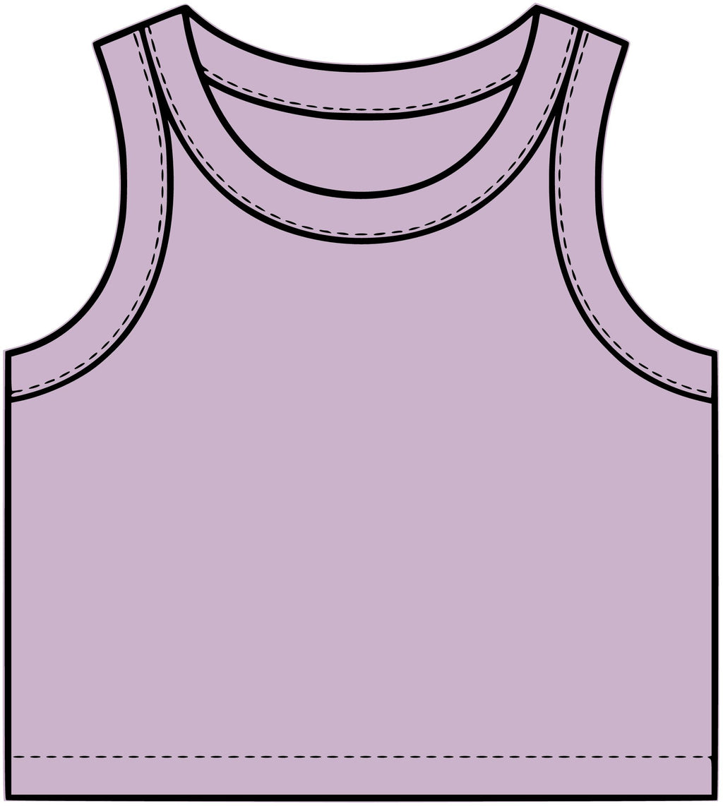 "Here's to Me" Crop Tank Top