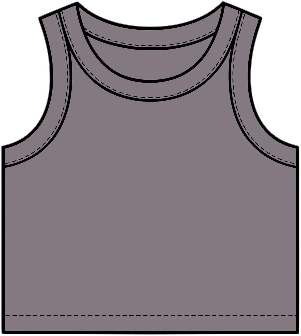 "Here's to Me" Crop Tank Top