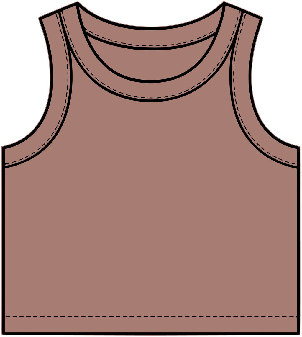 "Here's to Me" Crop Tank Top