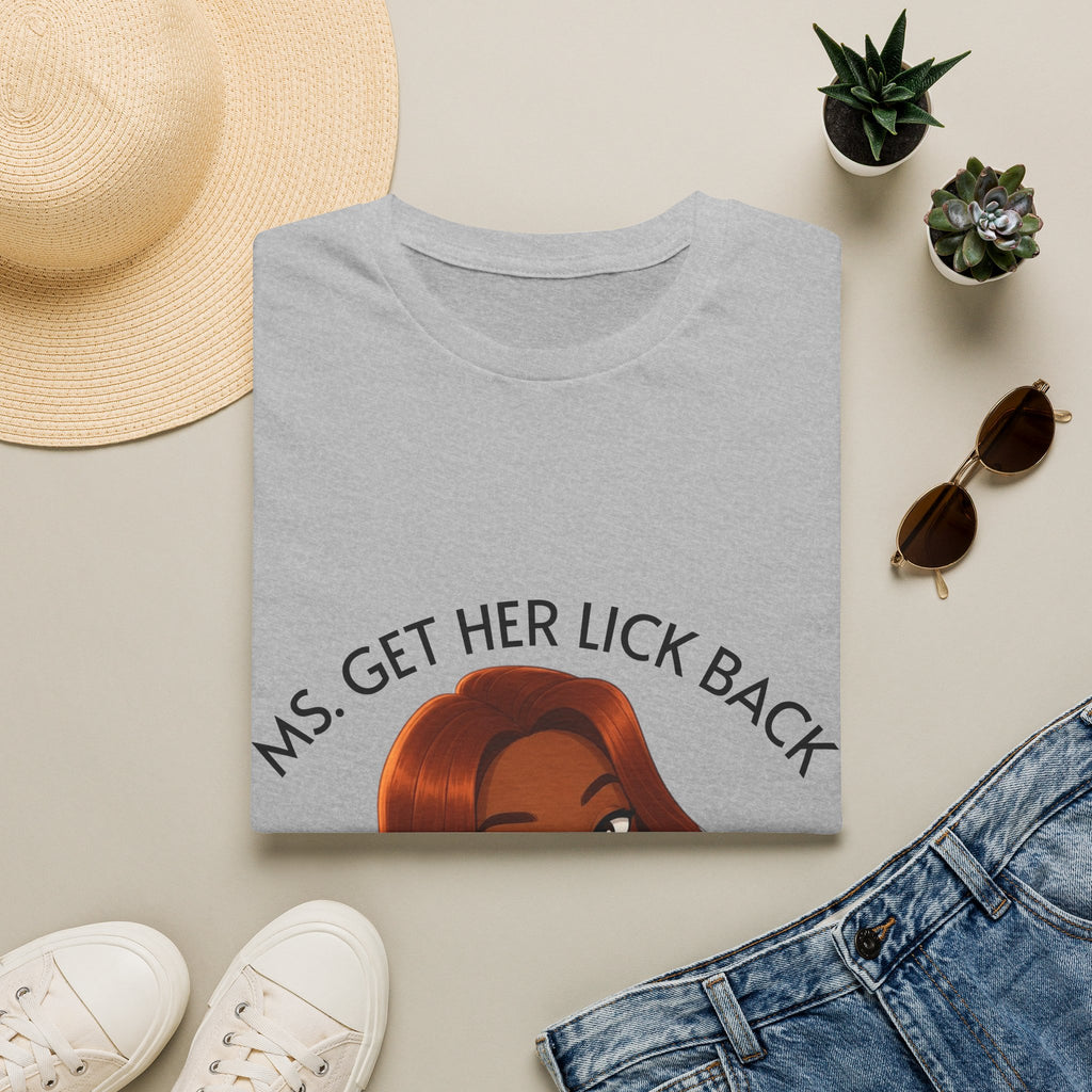 Ms. Get Her Lick Back "Mavi" T-Shirt — Graphic Tee for Women