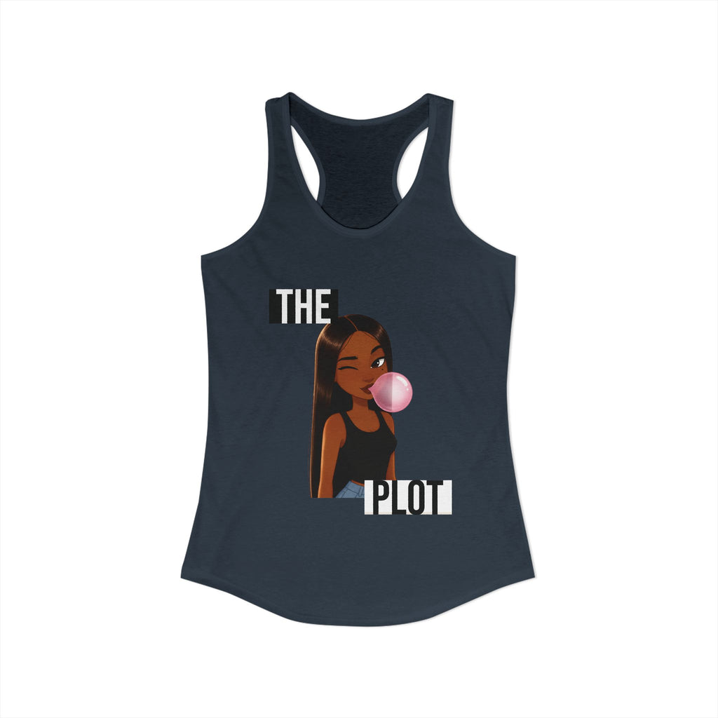 "The Plot" Women's Ideal Racerback Tank
