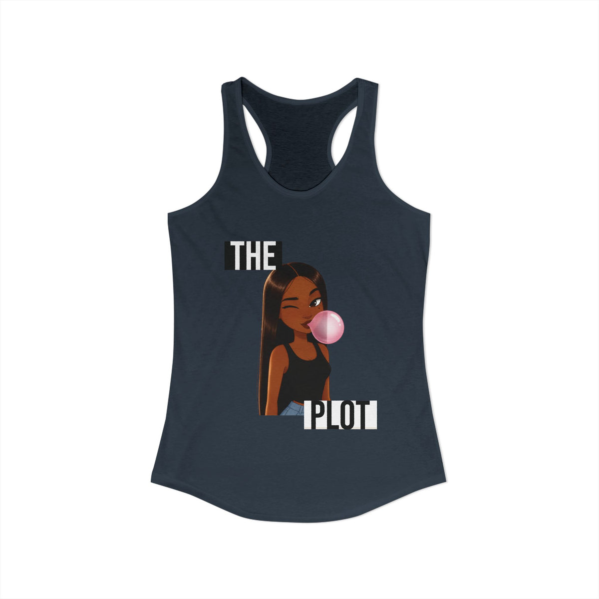 "The Plot" Women's Ideal Racerback Tank