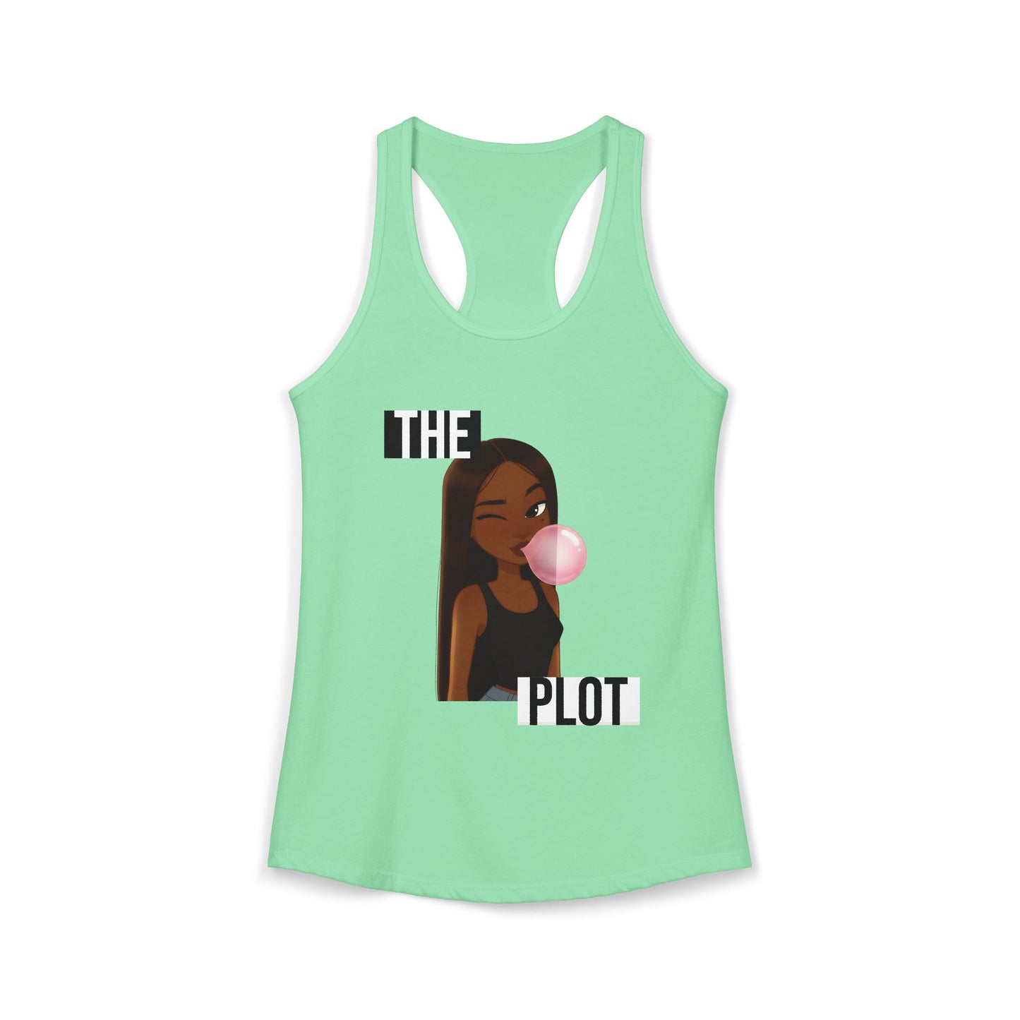 "The Plot" Women's Ideal Racerback Tank