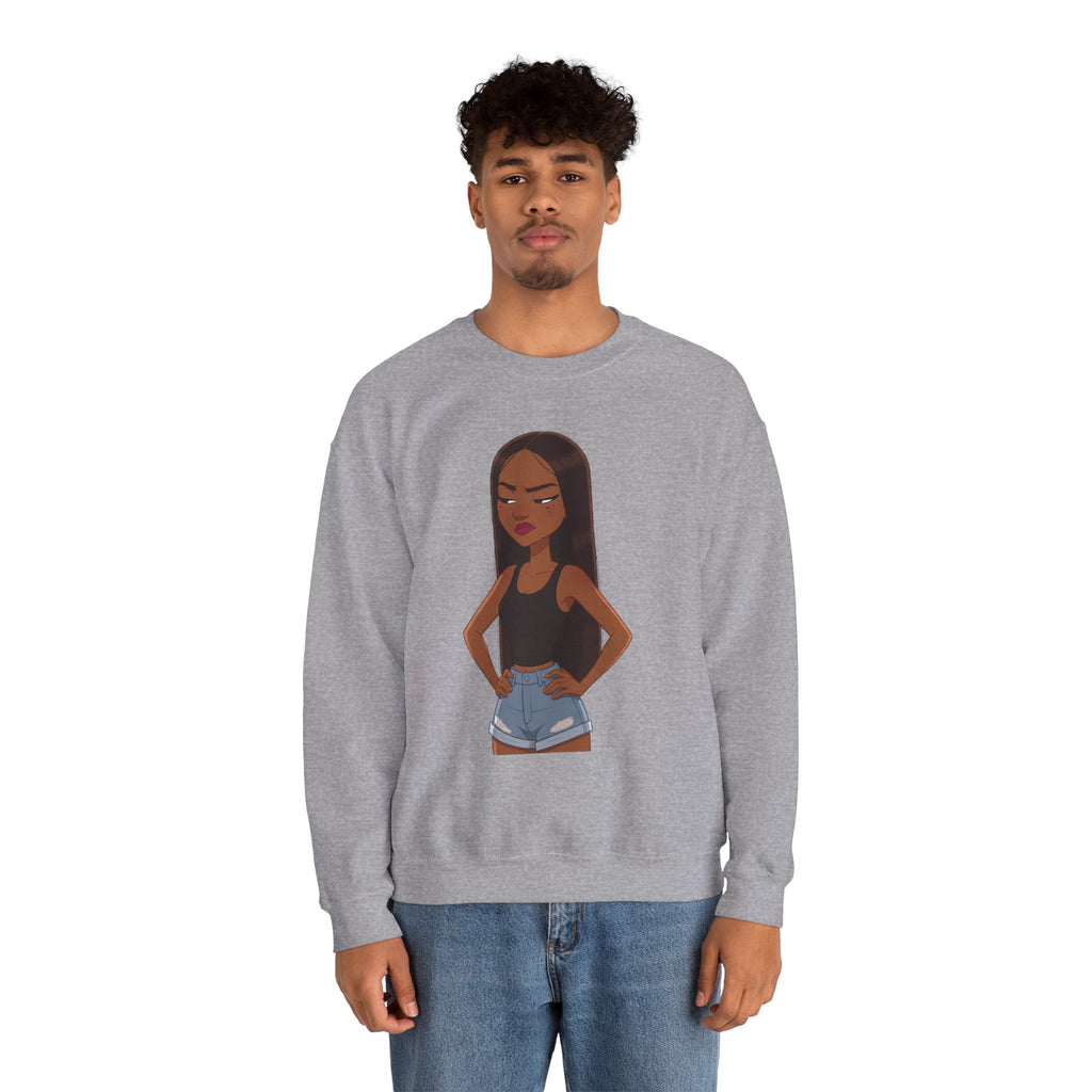 "Her Only Muse" Graphic Crewneck Sweatshirt