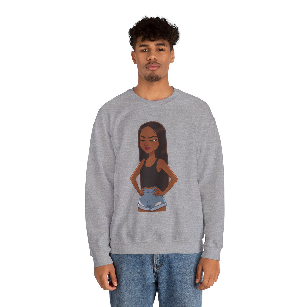 "Her Only Muse" Graphic Crewneck Sweatshirt