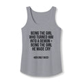 "turned him into a demon >" Tank Top