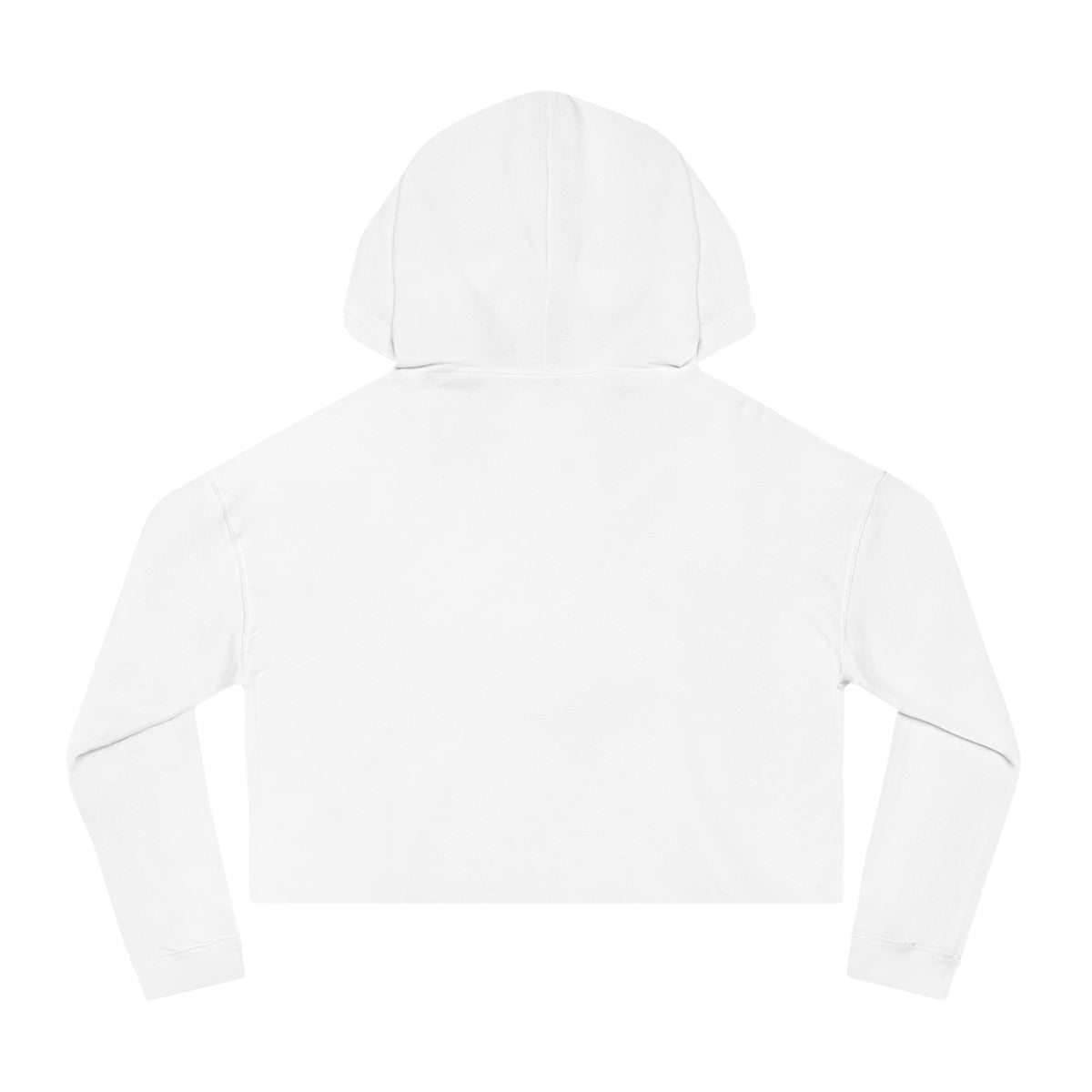 "Becoming Her." Cropped Hooded Sweatshirt