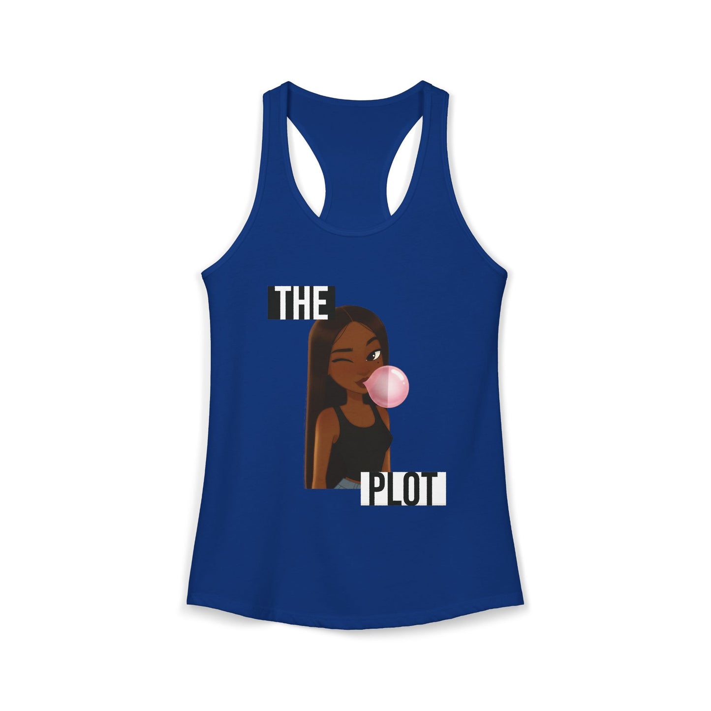 "The Plot" Women's Ideal Racerback Tank