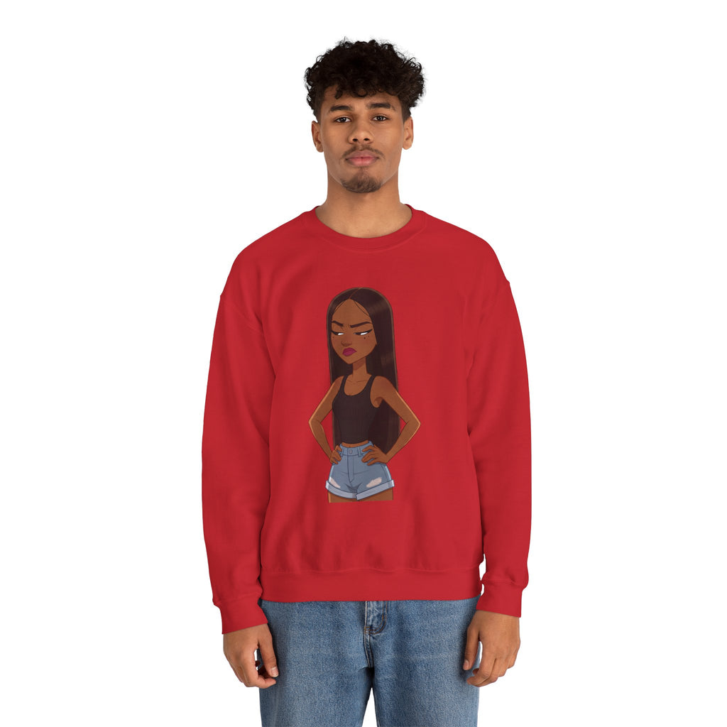 "Her Only Muse" Graphic Crewneck Sweatshirt