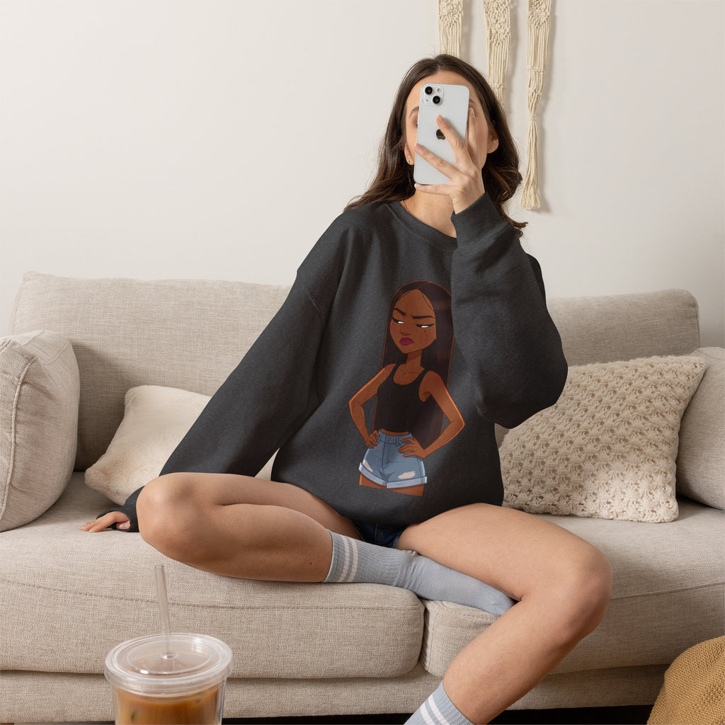 "Her Only Muse" Graphic Crewneck Sweatshirt
