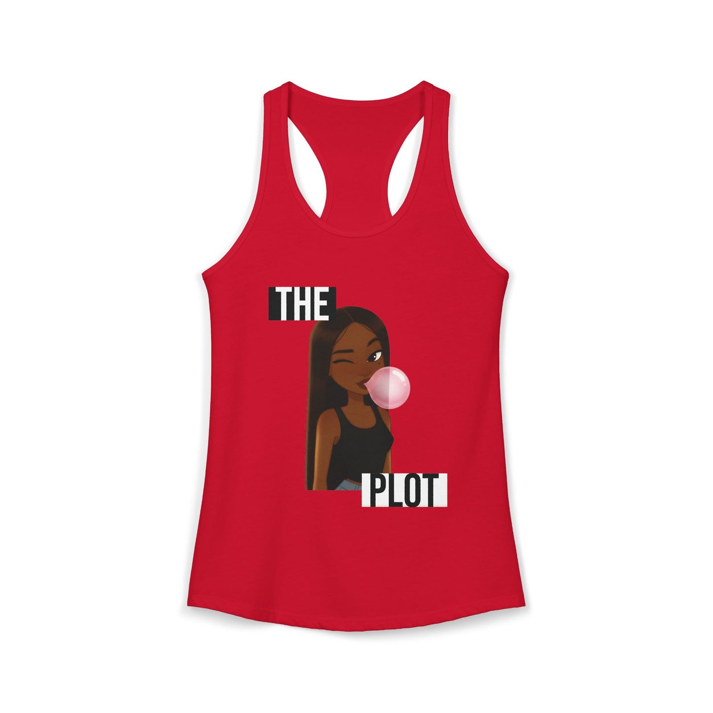 "The Plot" Women's Ideal Racerback Tank
